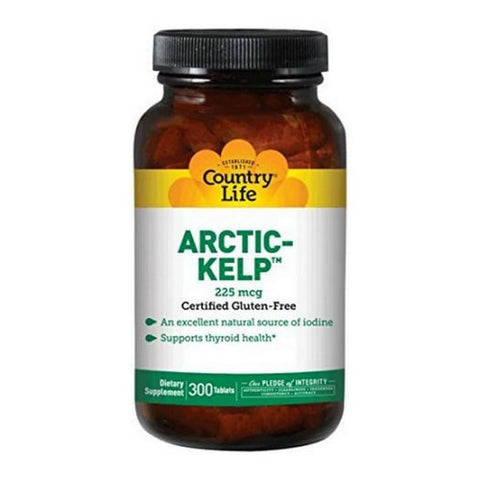 Country Life, Arctic-Kelp, 225 mcg, 300 Tabs