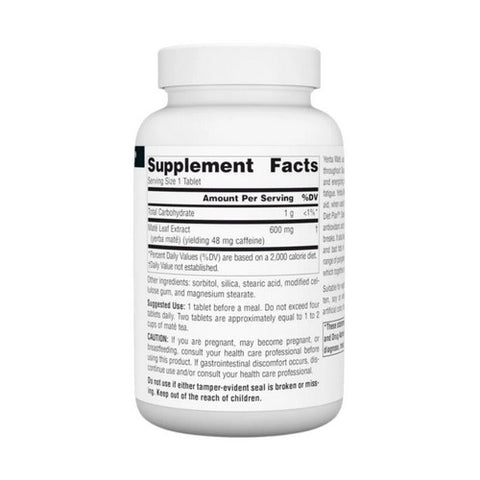 Source Naturals, Yerba Mate, 600 mg, 90 Tabs