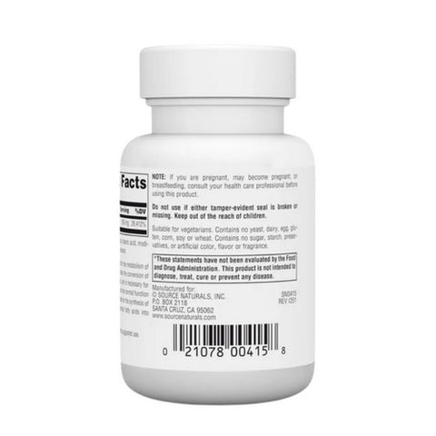 Source Naturals, Vitamin B-6, 500 mg, Time Release, 50 Tabs