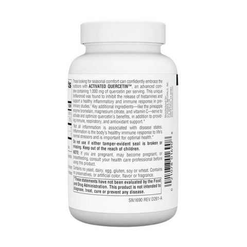 Source Naturals, Activated Quercetin Capsule, 100 Caps