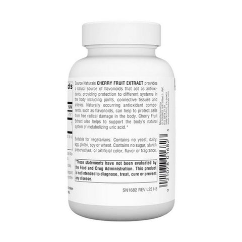 Source Naturals, Cherry Fruit Extract, 500 mg, 180 Tabs