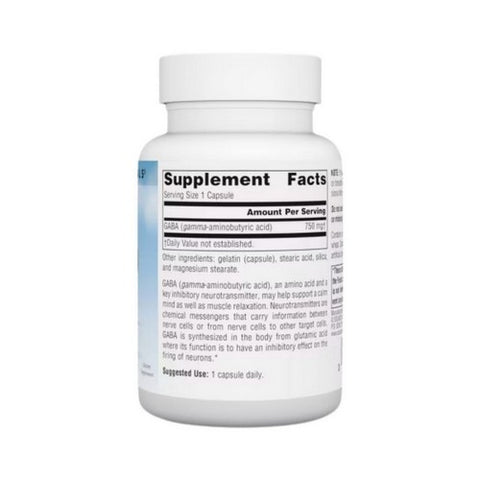 Source Naturals, Gaba, 750 mg, 45 Caps