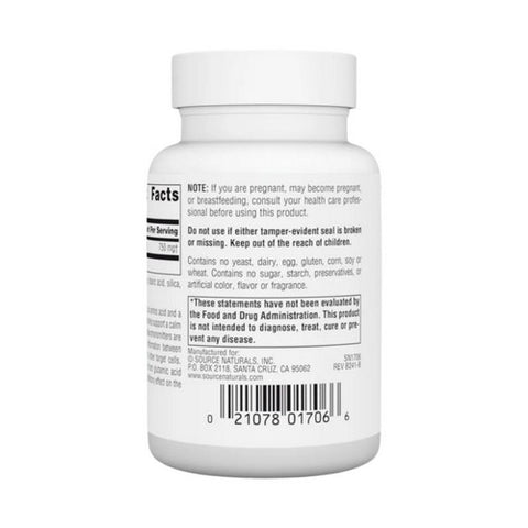Source Naturals, Gaba, 750 mg, 45 Caps
