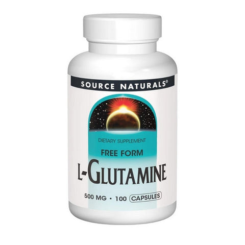 Source Naturals, L-Glutamine, 500 mg, 100 Caps