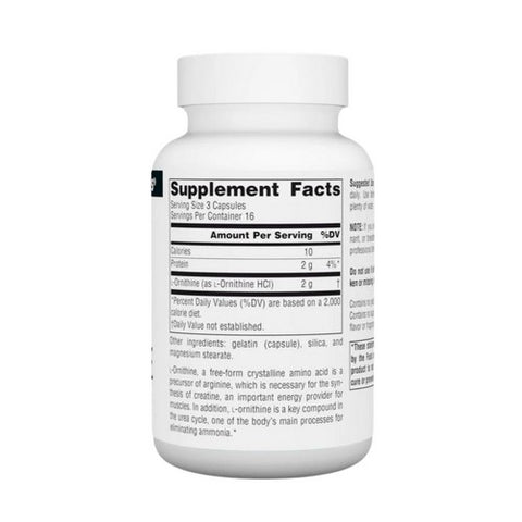 Source Naturals, L-Ornithine, 667 mg, 50 Caps