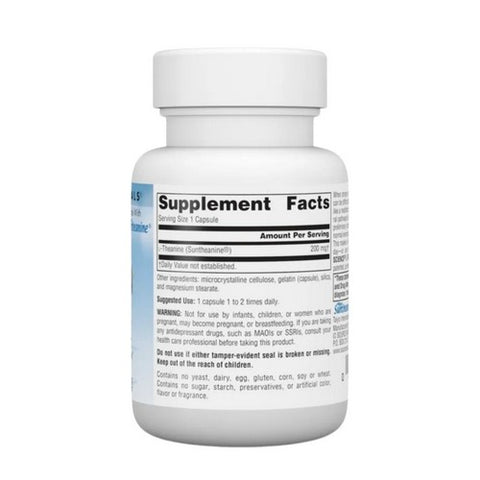 Source Naturals, L-Theanine, 200 mg, 30 Caps