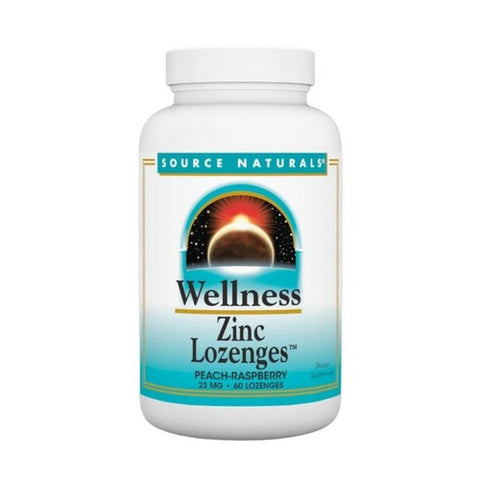 Source Naturals, Wellness Zinc Lozenges, 60 Tabs