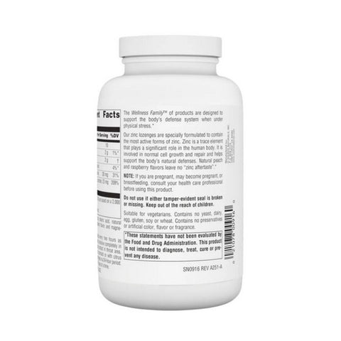 Source Naturals, Wellness Zinc Lozenges, 120 Tabs