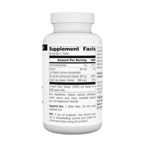 Source Naturals, Zinc Amino Acid Chelate, 250 Tabs