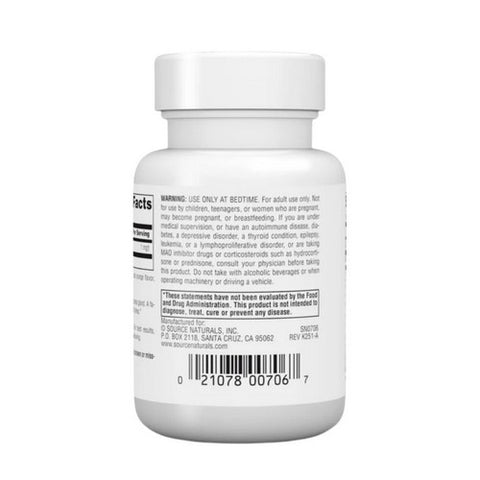 Source Naturals, Melatonin, 1 mg, Sublingual Orange 100 Tabs