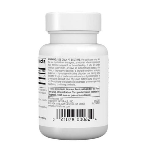 Source Naturals, Melatonin, 2 MG, Timed Release 60 Tabs