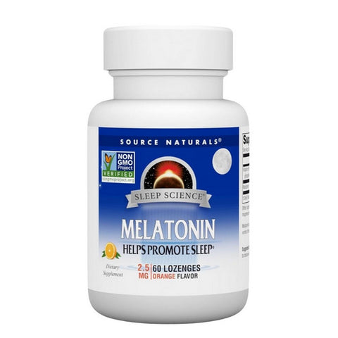 Source Naturals, Melatonin, 2.5 mg, Sublingual Orange 60 Tabs