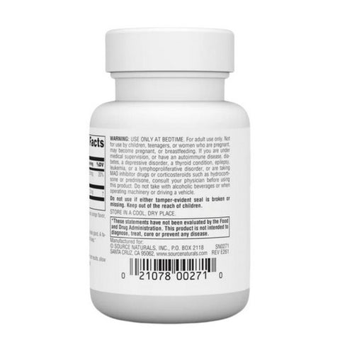 Source Naturals, Melatonin, 2.5 mg, Sublingual Orange 60 Tabs