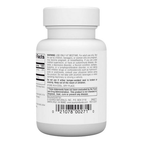 Source Naturals, Melatonin, 2.5 mg, Sublingual Orange 60 Tabs