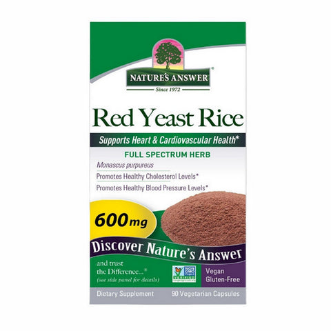 Nature's Answer, Red Yeast Rice, 600 mg, 90 Caps