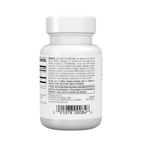 Source Naturals, Melatonin, 2.5 mg, Sublingual Peppermint 60 Tabs