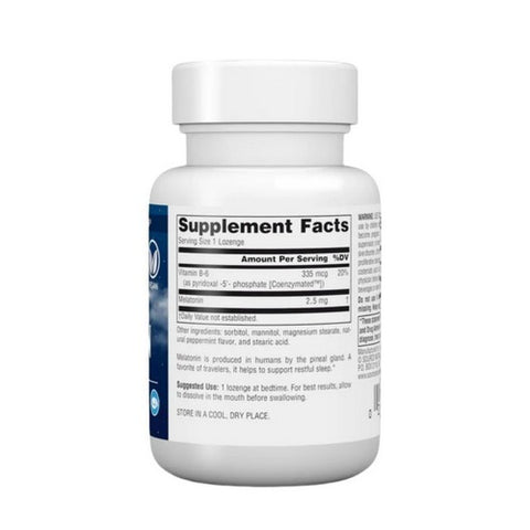 Source Naturals, Melatonin, 2.5 mg, Sublingual Peppermint 60 Tabs