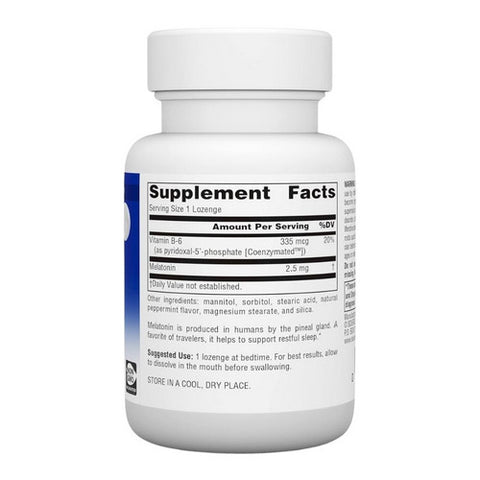 Source Naturals, Melatonin, 2.5 mg, Sublingual Peppermint 120 Tabs