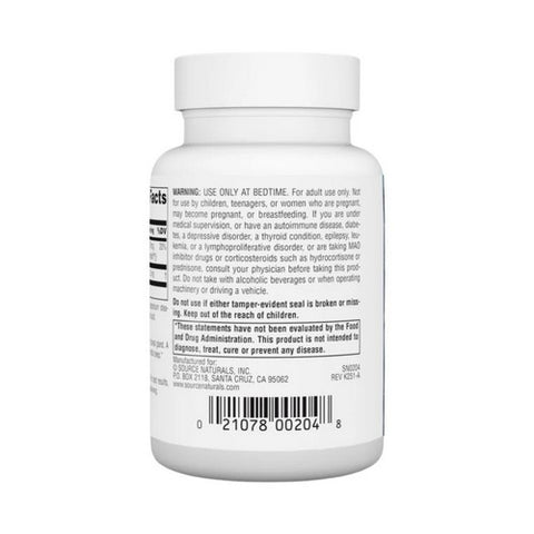 Source Naturals, Melatonin, 2.5 mg, Sublingual Peppermint 240 Tabs