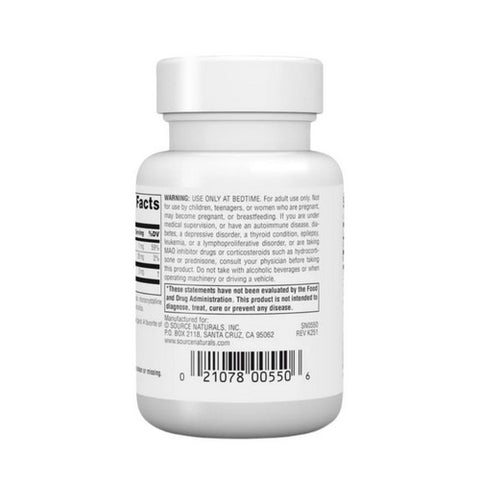 Source Naturals, Melatonin, 3 mg, 60 Tabs