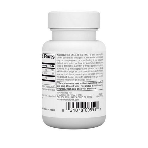 Source Naturals, Melatonin, 3 mg, 120 Tabs