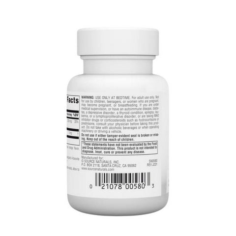 Source Naturals, Melatonin, 5 mg, Sublingual Orange 100 Tabs