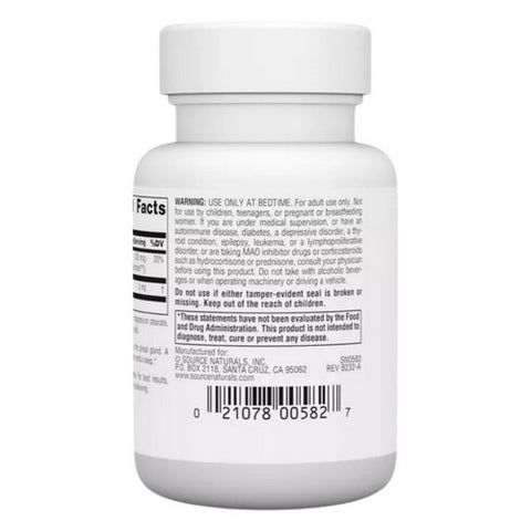 Source Naturals, Melatonin, 5 mg, Sublingual Peppermint 50 Tabs
