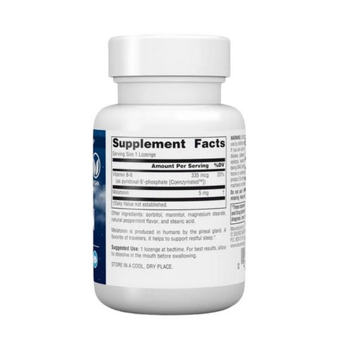 Source Naturals, Melatonin, 2.5 mg, Sublingual Peppermint 50 Tabs
