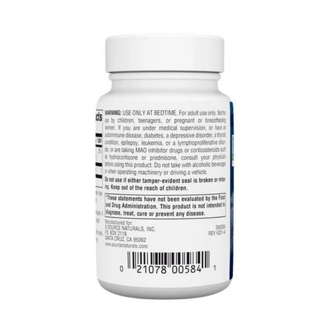 Source Naturals, Melatonin, 2.5 mg, Sublingual Peppermint 200 Tabs
