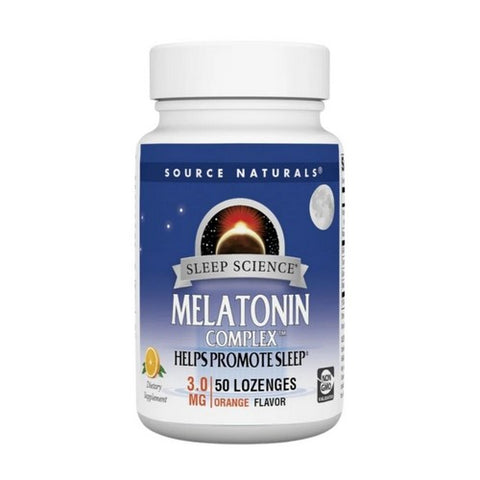 Source Naturals, Melatonin Complex Orange, 3 mg, 50 Tabs