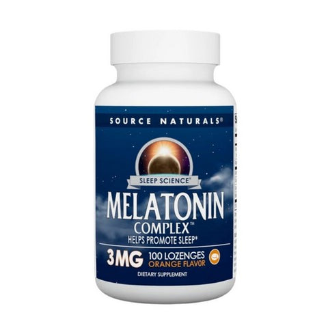 Source Naturals, Melatonin Complex Orange, 3 mg, 100 Tabs