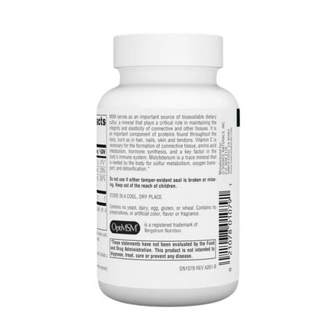 Source Naturals, MSM (Methylsulfonylmethane) with Vitamin C, 750 mg, 60 Tabs