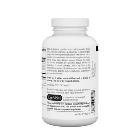 Source Naturals, MSM (Methylsulfonylmethane) with Vitamin C, 750 mg, 240 Tabs