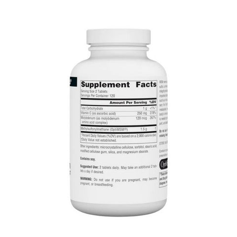 Source Naturals, MSM (Methylsulfonylmethane) with Vitamin C, 750 mg, 240 Tabs