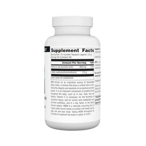 Source Naturals, MSM with Vitamin C, 8 oz