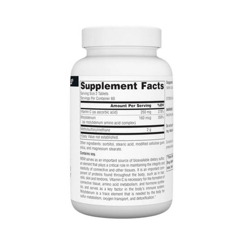 Source Naturals, MSM, 1000 MG, 120 Tabs