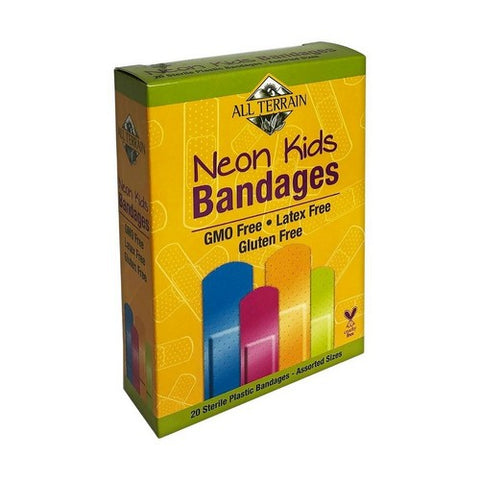 All Terrain, Neon Kids Bandages, 20 Pieces