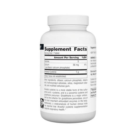 Source Naturals, N-Acetyl Cysteine, 1000 MG, 120 Tabs