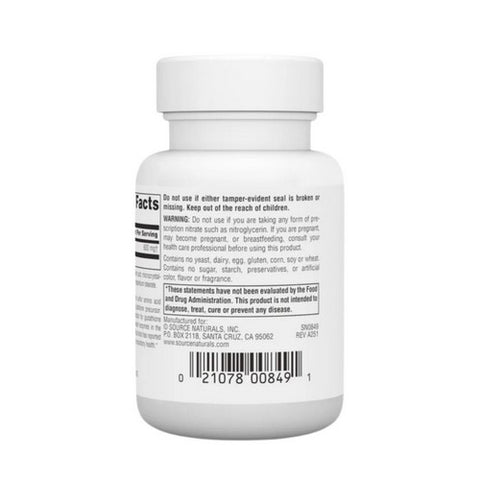 Source Naturals, N-Acetyl Cysteine, 600 MG, 30 Tabs