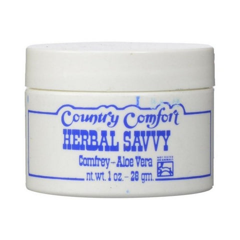 Country Comfort, Herbal Savvy Comfrey Aloe Vera, 1 Oz