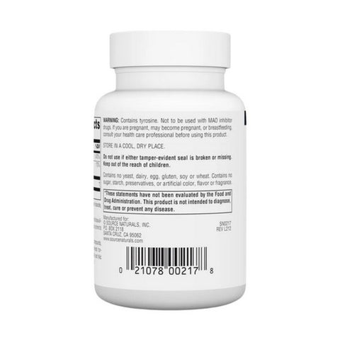 Source Naturals, N-Acetyl L-Tyrosine, 300 mg, 120 Tabs