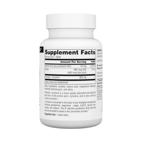 Source Naturals, N-Acetyl L-Tyrosine, 300 mg, 120 Tabs