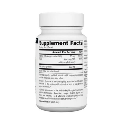 Source Naturals, N-Acetyl L-Tyrosine, 300 mg, 60 Tabs