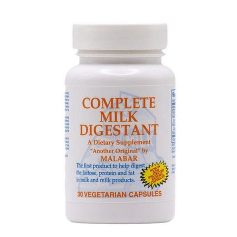 Malabar Formulations, Complete Milk Digestant, 30 Tabs
