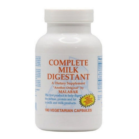 Malabar Formulations, Complete Milk Digestant, 180 Tabs