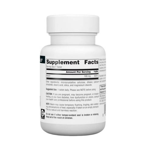 Source Naturals, Niacin, 100 mg, 100 Tabs
