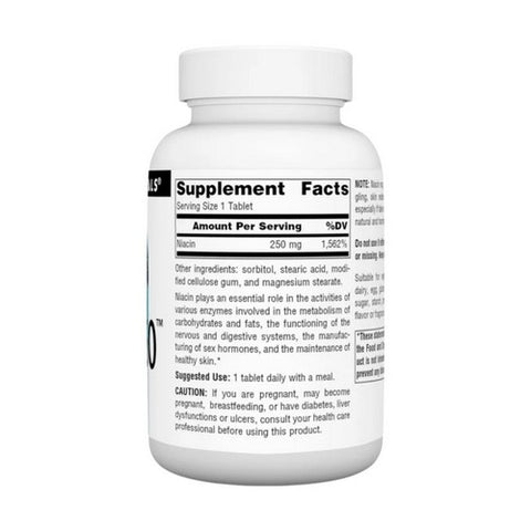 Source Naturals, Niacin, 250 mg, 250 Tabs