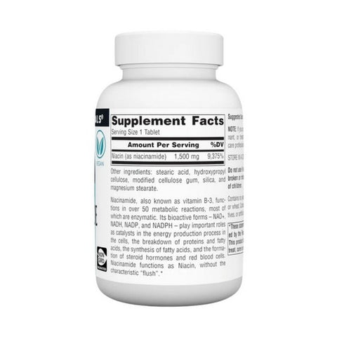 Source Naturals, Niacinamide B-3, 1500 mg, 50 Tabs