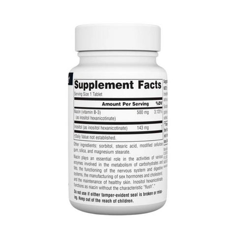 Source Naturals, No-Flush Niacin, 500 mg, 60 Tabs