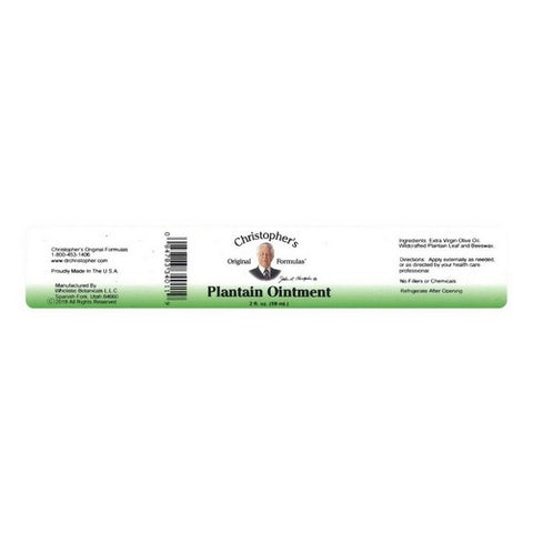 Dr. Christophers Formulas, Stings & Bites (Ointment Plantain), 2 OZ